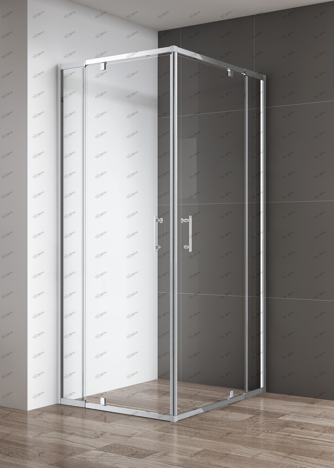 Душевой уголок CEZARES VARIANTE-A/AH-2-80/90-C-Cr 