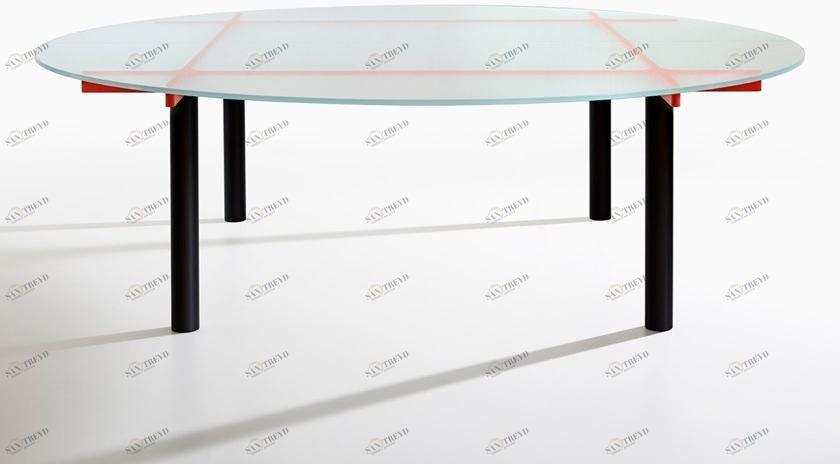 IOC project partners Модульный круглый стеклянный стол для совещаний Balance sun-id-1347825