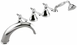 Rubinetteria Giulini Комплект для ванны на 5 отверстий с ручным душем Londra 7260