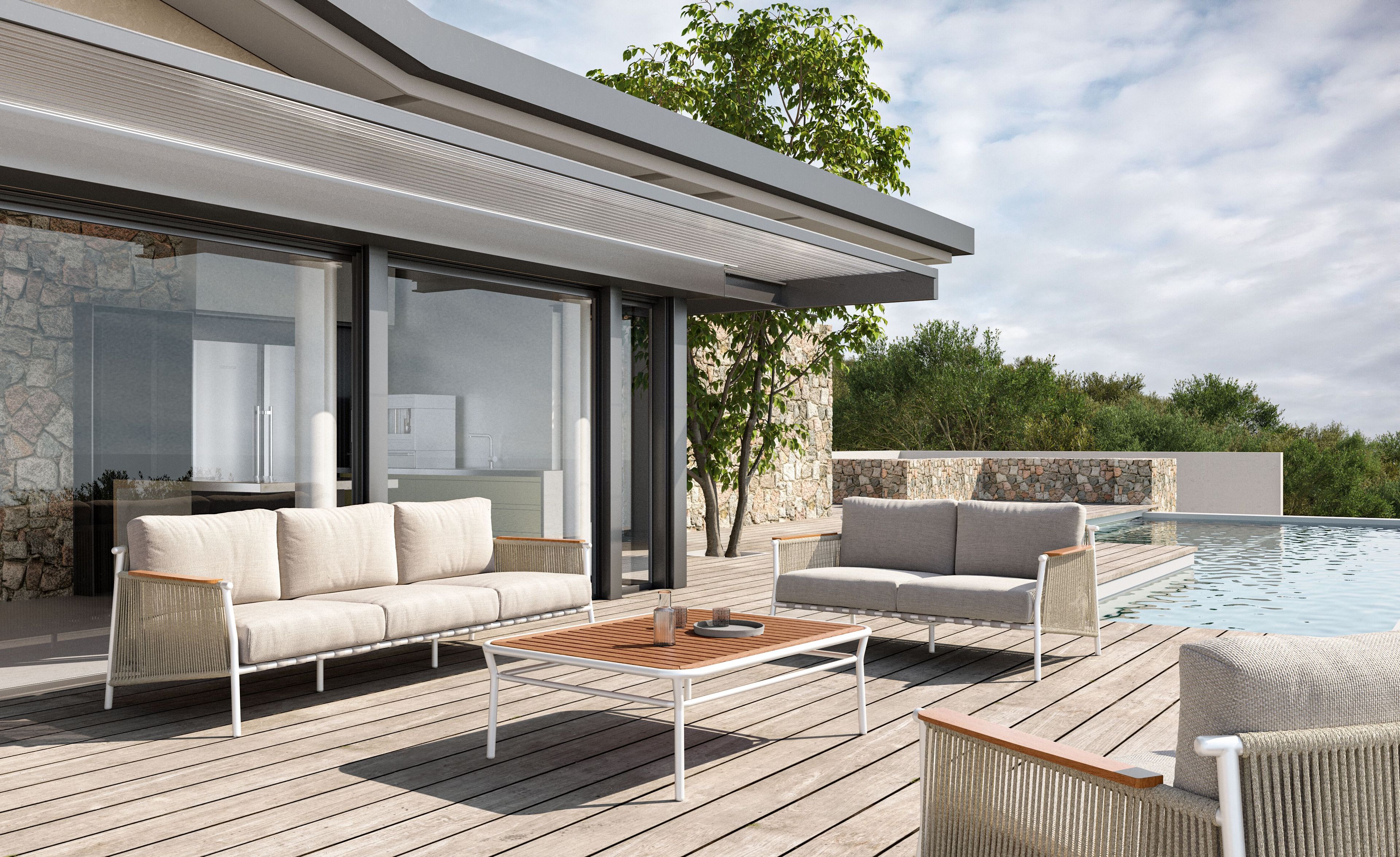 2-местный веревочный садовый диван VINEKO Nine Degrees ARCH-00032763 - Вид №2