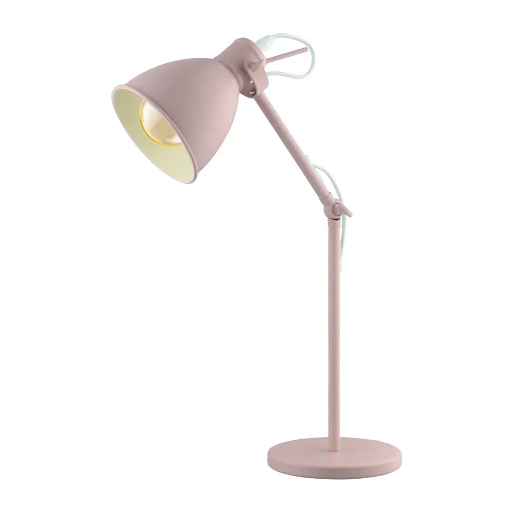 Настольная лампа Eglo «Priddy-P» 1хЕ27х60 Вт цвет абрикосовый 82023835 STLM-2168620 