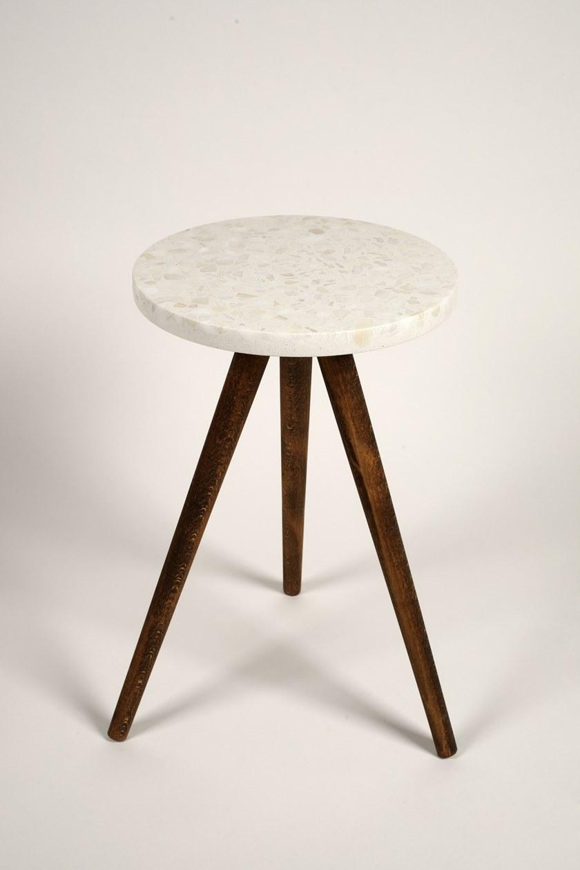 KAROISTANBUL Круглый высокий стол в венецианском терраццо Complementi d'arredo sun-id-1500276 - Вид №4