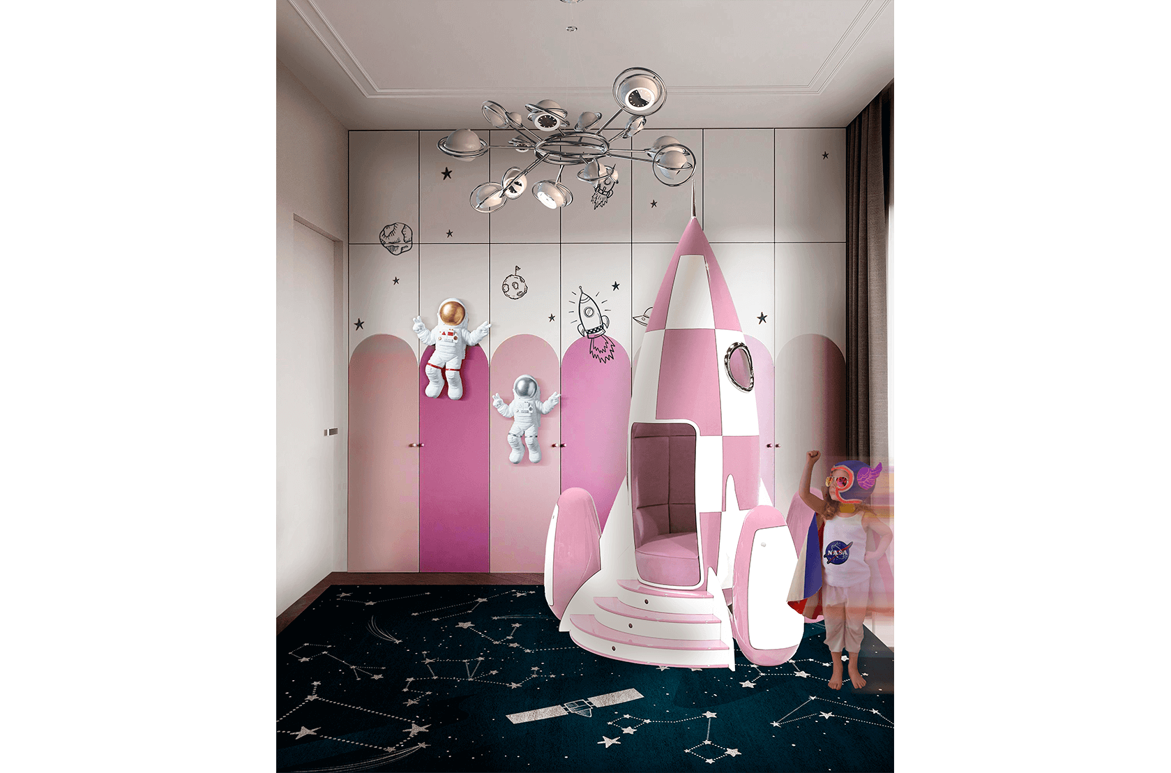 CIST323 Детские ковры Звездный Circu  - Вид №3