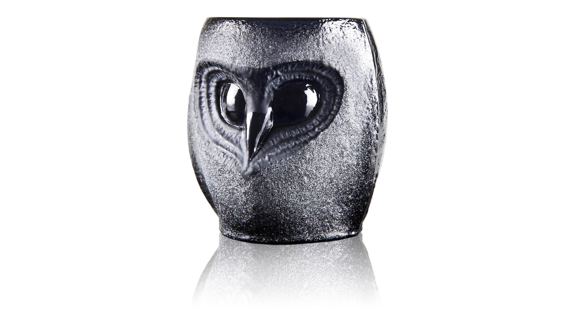 10663744 MALERAS Стакан из чёрного хрусталя "Неясыть" (малый), 75 мм  - Вид №1