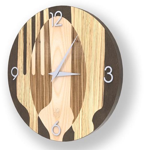 LIGNIS® Настенные часы из инкрустированного дерева Dolcevita objects 10.152 / 10.074 - Вид №1