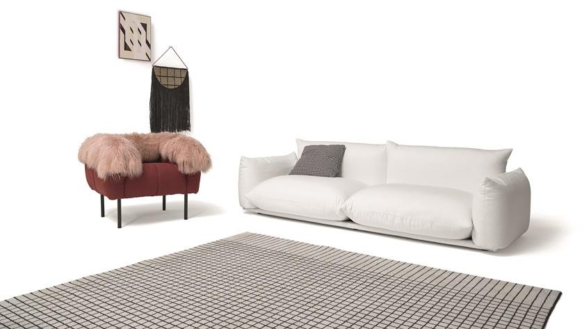 arflex 2-х местный тканевый диван со съемным чехлом Marenco sun-id-1399832 - Вид №1