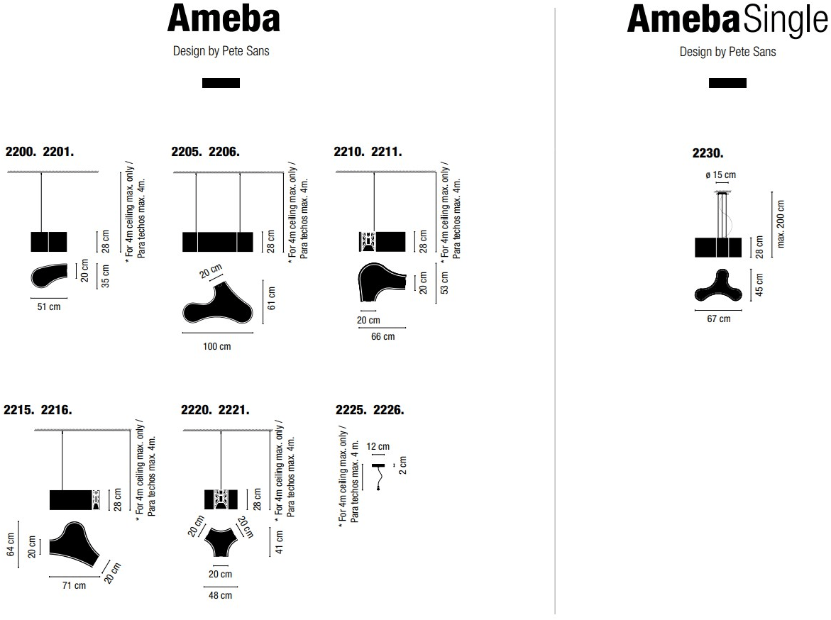 Vibia Подвесной светильник Ameba sun-id-1347375 - Вид №7
