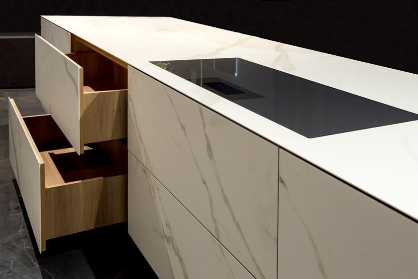 RIFRA Кухня с открыванием push-pull с островом Kube sun-id-1444871 - Вид №18