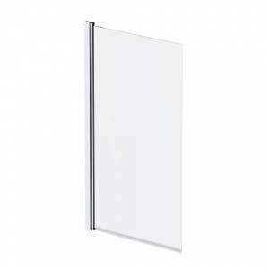 W90BS-D080-140CT Шторка на борт ванны 80х140 поворотная хром стекло прозрачное AM.PM Gem