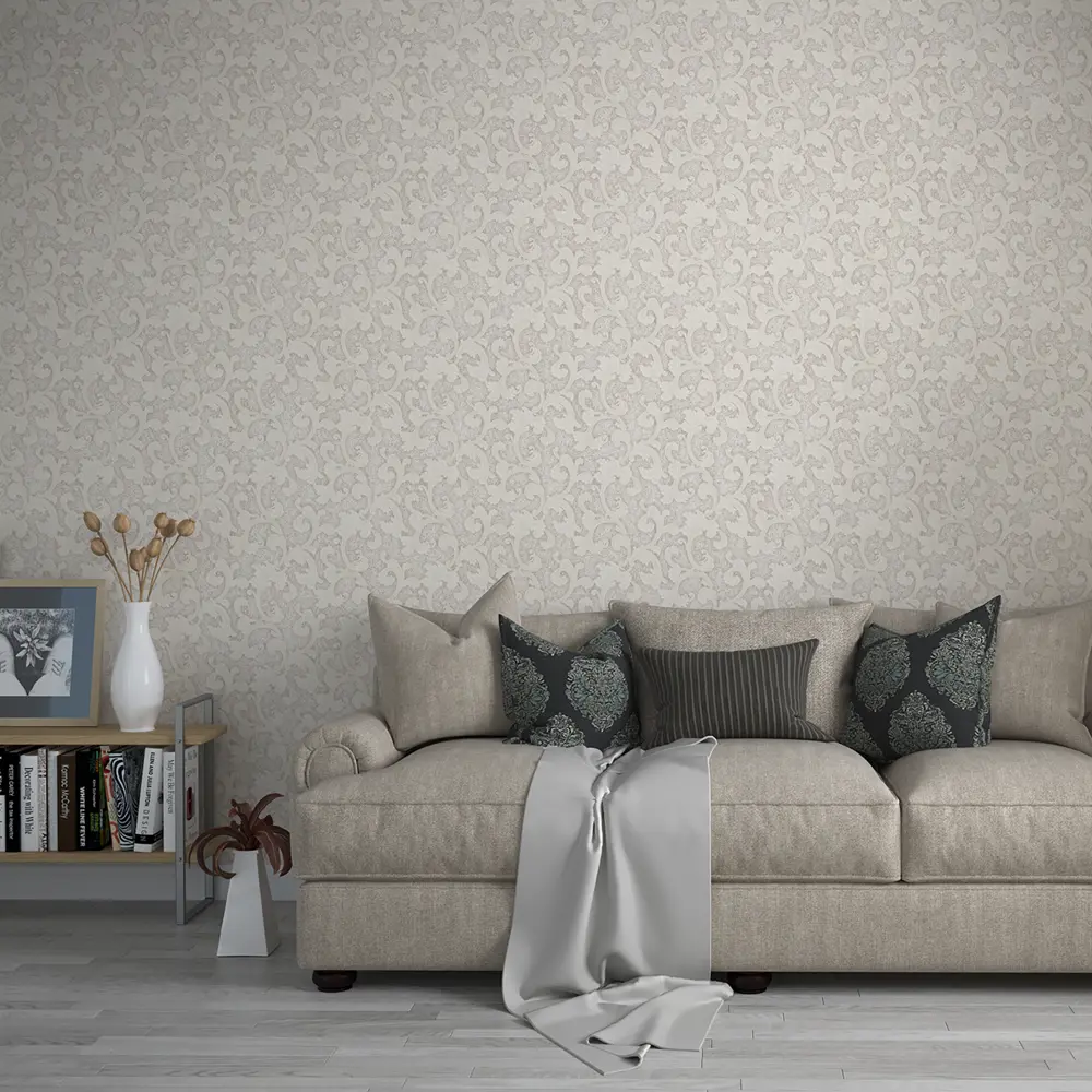 Обои флизелиновые Home Color Loredo бежевые 1.06 м 378-22 82555267 STLM-2060234 - Вид №2