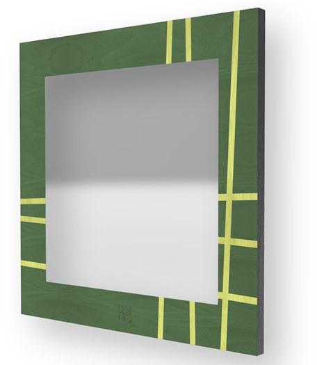 LIGNIS® Квадратное настенное зеркало в раме Dolcevita lines 12.033 - Вид №1