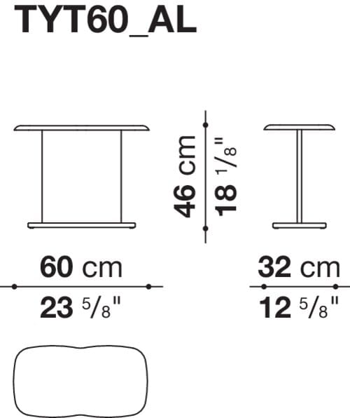 Журнальный столик из дуба B&B Italia Tufty Time ARCH-00019523 - Вид №3