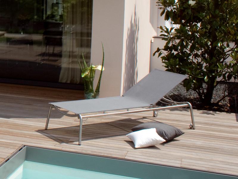 FISCHER MÖBEL Садовый лежак из ткани Taku sun-id-1515415 - Вид №5