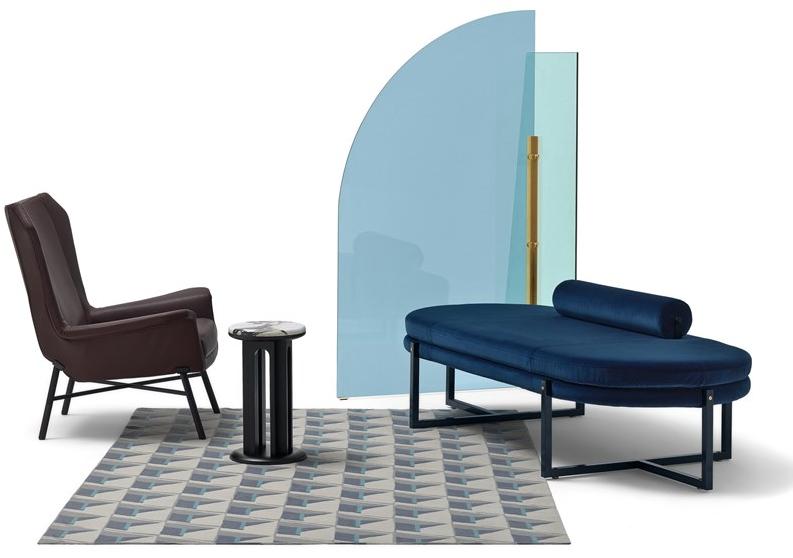 arflex Мягкая скамейка / кушетка из ткани Sigmund sun-id-1384176 - Вид №4