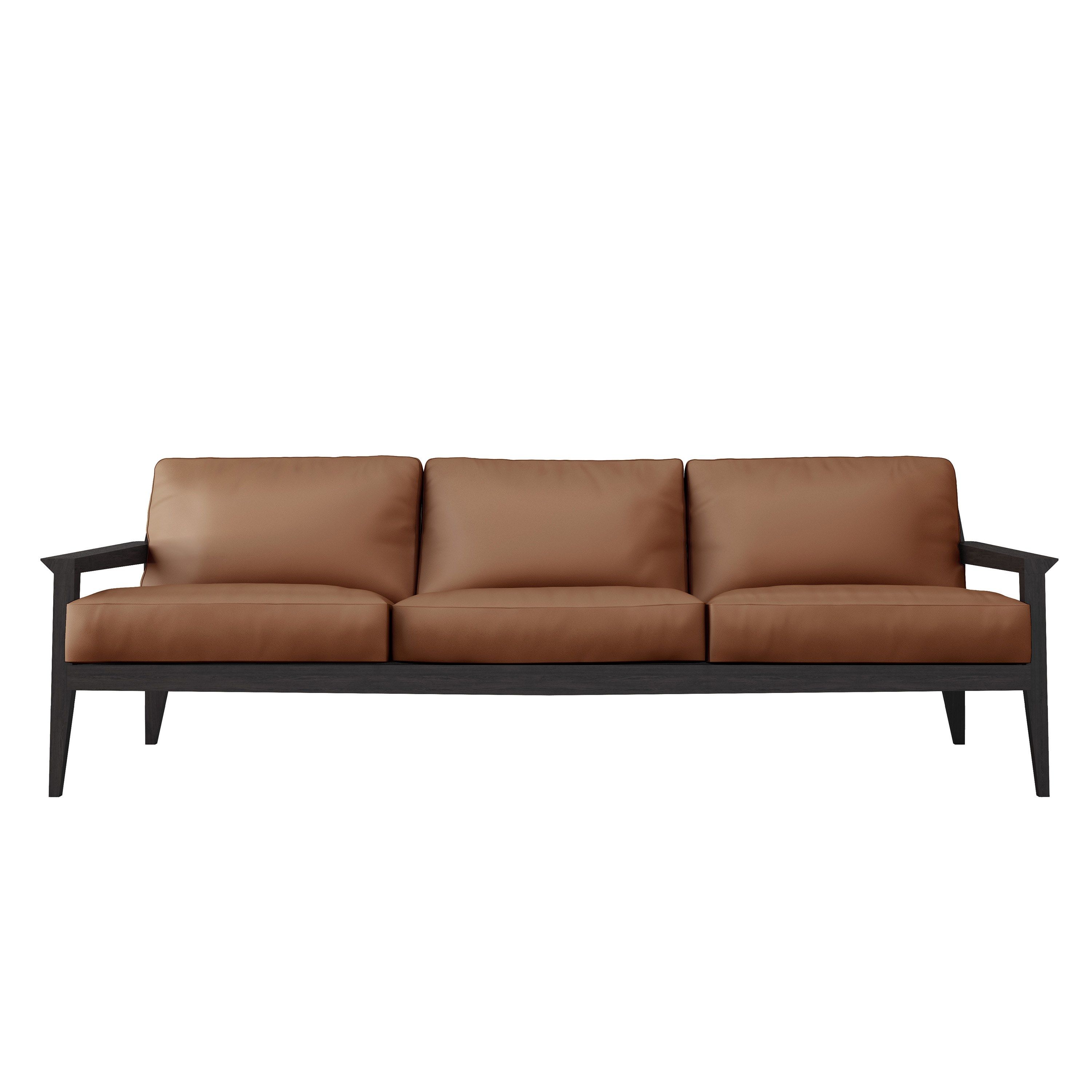 3-местный кожаный диван Case Stanley ARCH-00103406 - Вид №17