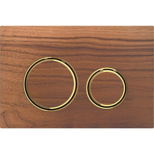 115.652.JX.1 Смывная клавиша Geberit Sigma21, для двойного смыва, цвет металлический латунь Geberit