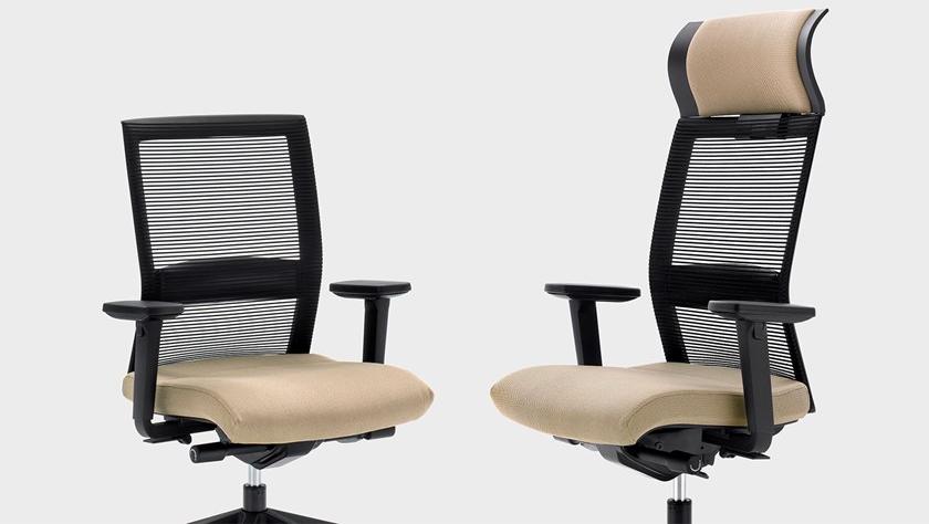 Viganò Офисный стул с регулируемой высотой из ткани с подлокотниками Winner sun-id-1448311 - Вид №1