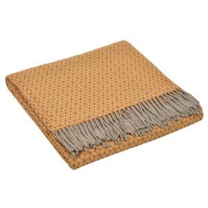 Плед Cristalinno, 130х180 см, горчичный