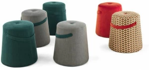 Arte Brotto Пуф из круглой ткани с обивкой Segreti S96