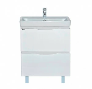 Тумба Венера-70 с 2 ящ. белая с раков. меб. Дрея Q70