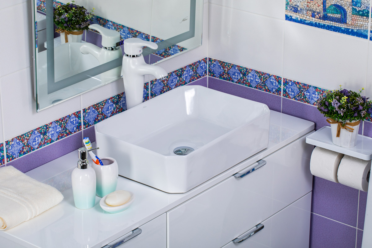 Накладная раковина melana mln-a465 A465-805 - Вид №1