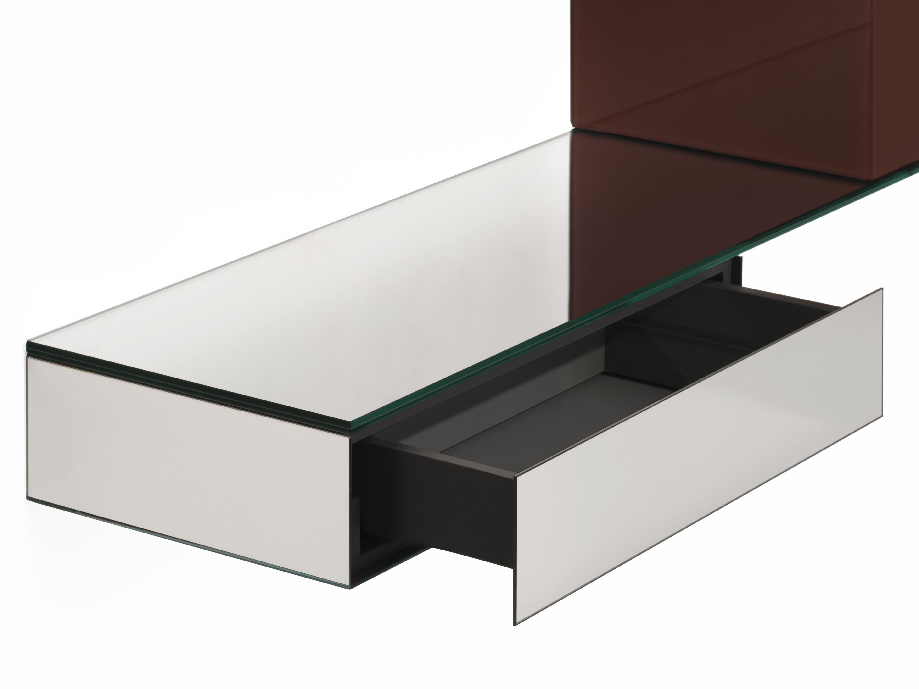 Зеркальный стеклянный шкаф с ящиками Glas Italia Ollie ARCH-00057757 - Вид №2