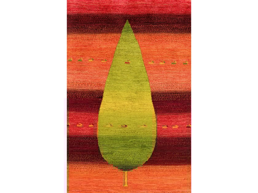 Прямоугольный шерстяной ковер Zollanvari Gabbehs Flora &amp ARCH-00121353