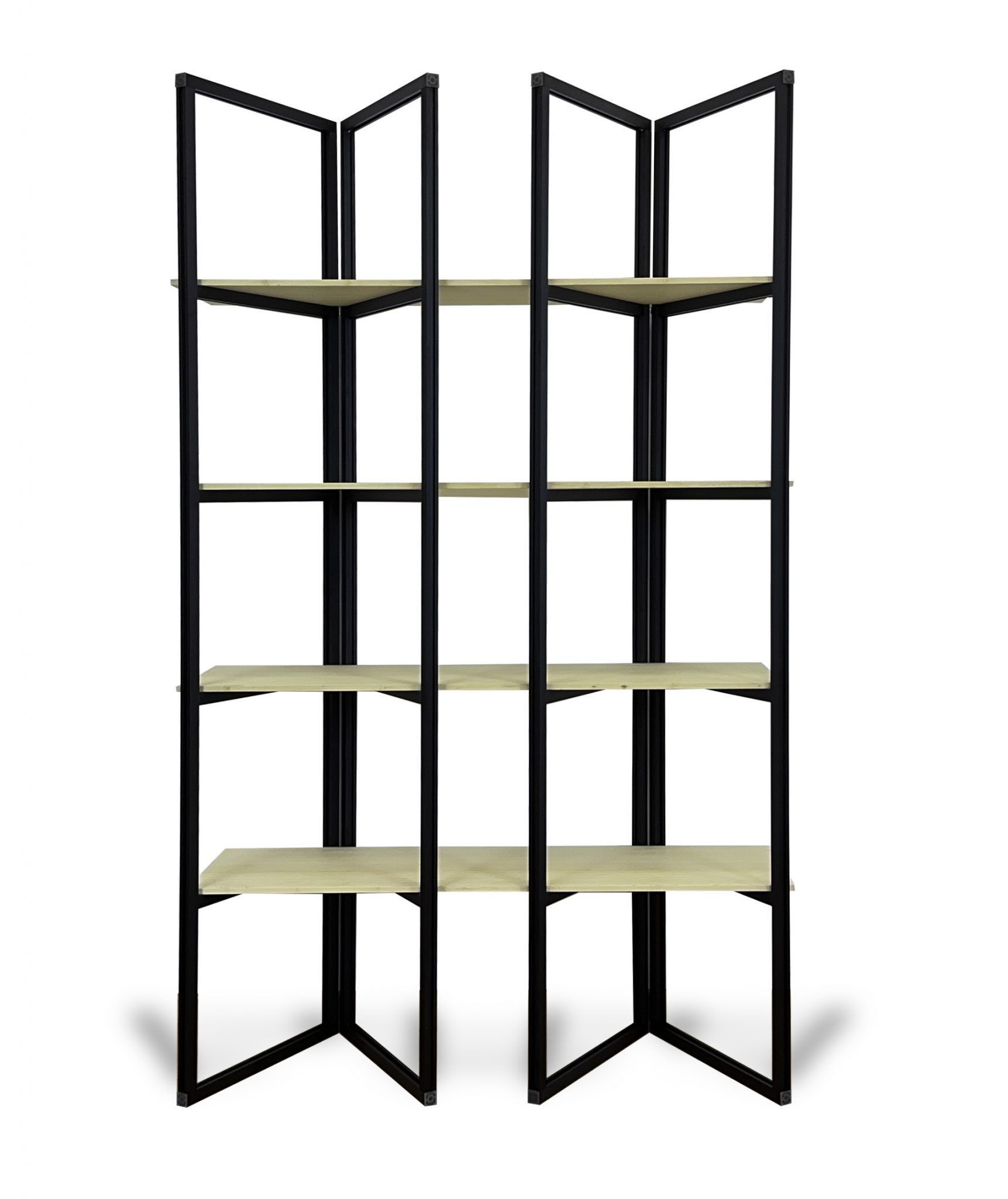 Самонесущая настенная Книжная полка из алюминия и дерева STUDIO T Ecodesign ARCH-00090930 - Вид №6