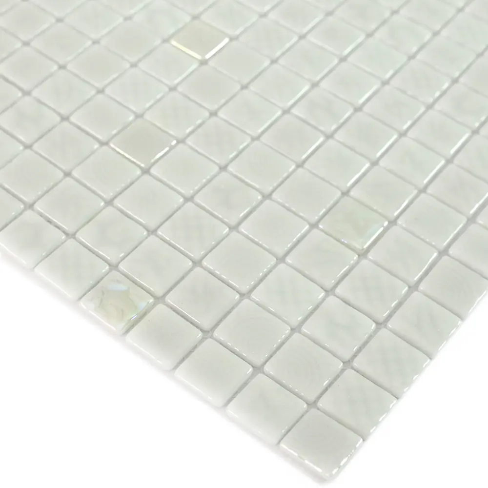 Мозаика стеклянная Natural STP-WH003-L 31.5x31.5 см цвет белый перламутровый 84830283 STLM-2202811 Santreyd Steppa - Вид №1