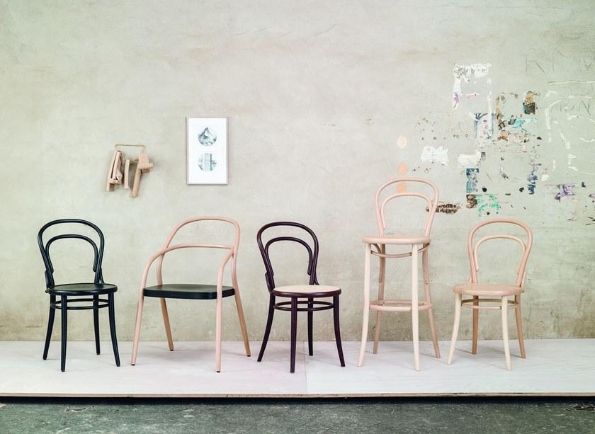 TON Высокий деревянный табурет с подставкой для ног sun-id-1495513 - Вид №3