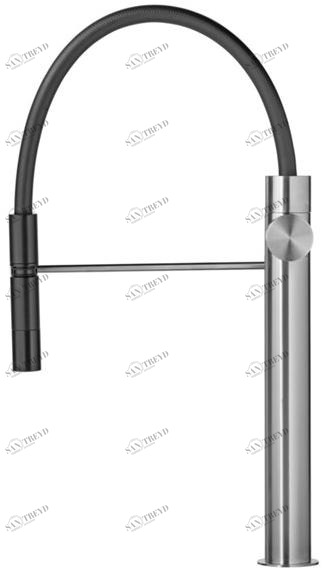 Water Evolution Профессиональный смеситель для кухни из нержавеющей стали с поворотным изливом Lapa sun-id-1352833