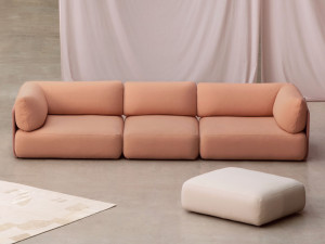 Модульный тканевый диван