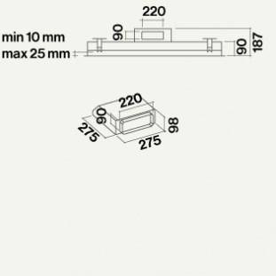 Falmec Встроенная вытяжка из нержавеющей стали со встроенной подсветкой Design+ sun-id-1488482 - Вид №5