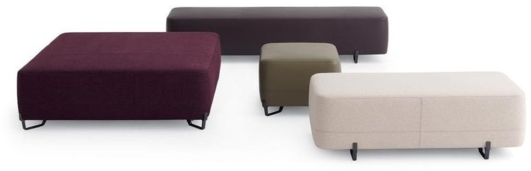 Poliform Квадратный кожаный пуф sun-id-1475085 - Вид №2