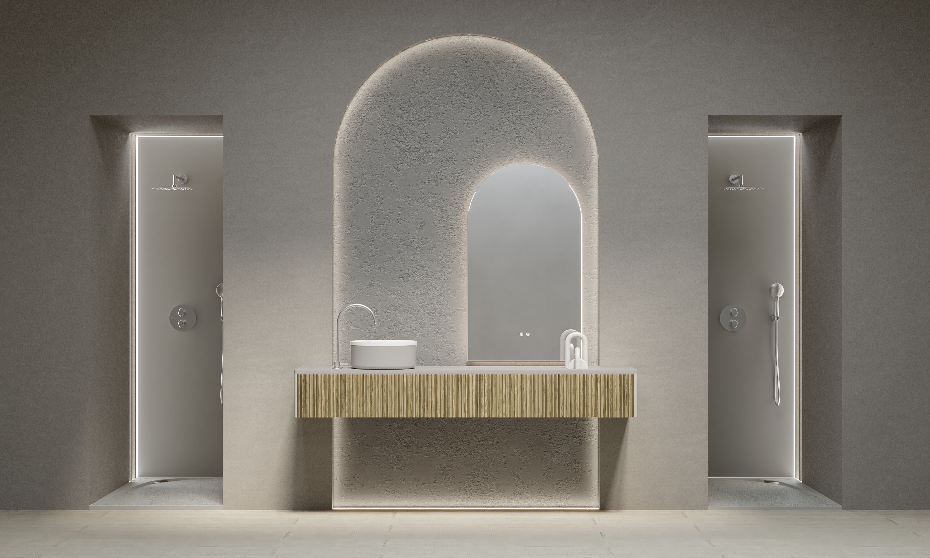 Подвесной умывальник с дверцами Fiora Influence ARCH-00119162 - Вид №2