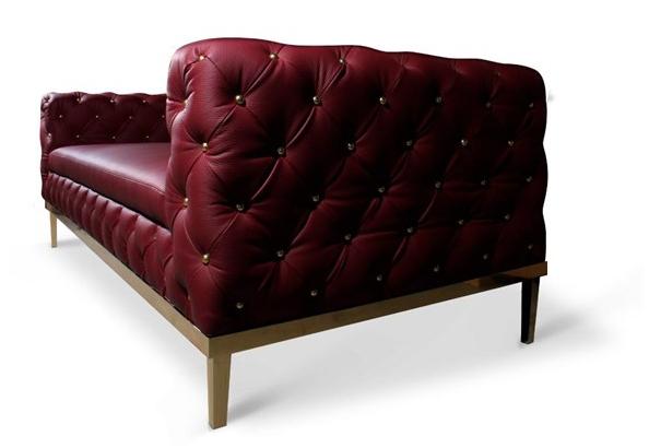 Porustudio Тафтинговый диван из ткани Broadway sun-id-1488973 - Вид №1