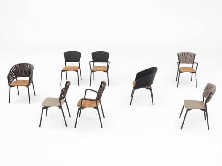 Садовый стул из ремней и смолы RODA Piper ARCH-00078401 - Вид №1