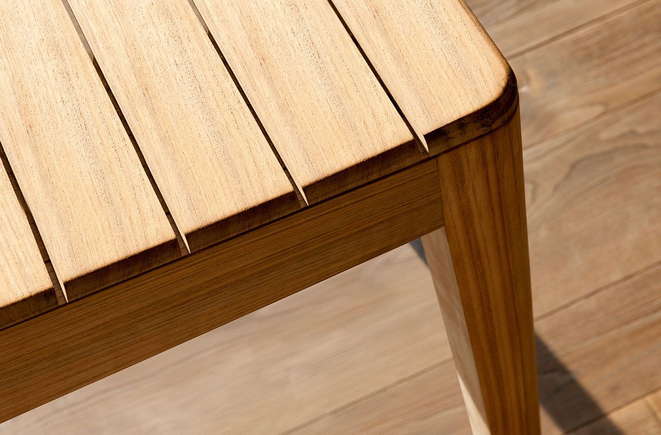 Прямоугольный садовый стол из тикового дерева TRIBÙ Mood ARCH-00081044 - Вид №1