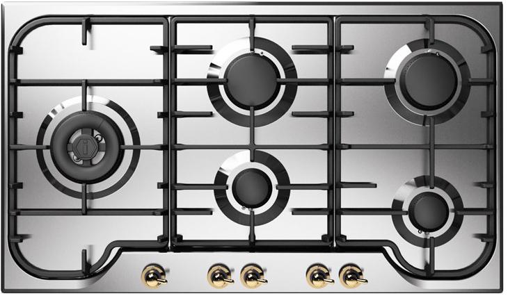 Ilve Газовая встраиваемая плита из нержавеющей стали Nostalgie Hcb90sdn Santreyd - Вид №1