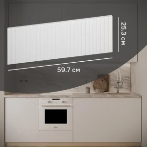 Фасад кухонный Konsensa Висла белый МДФ 59.7x25.3 см 89385068