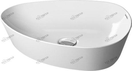 2339500000 Накладная раковина на столешницу  овальная Duravit Cape Cod