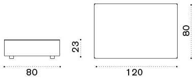 Ethimo Низкий садовый столик из ethimo etwick® Cube Cbtb20gl - Вид №11