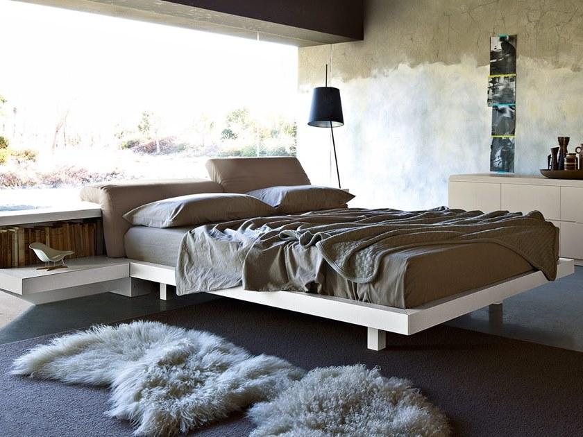 ZANETTE Двуспальная кровать из ткани с мягким изголовьем Morfeo sun-id-1486683 - Вид №6