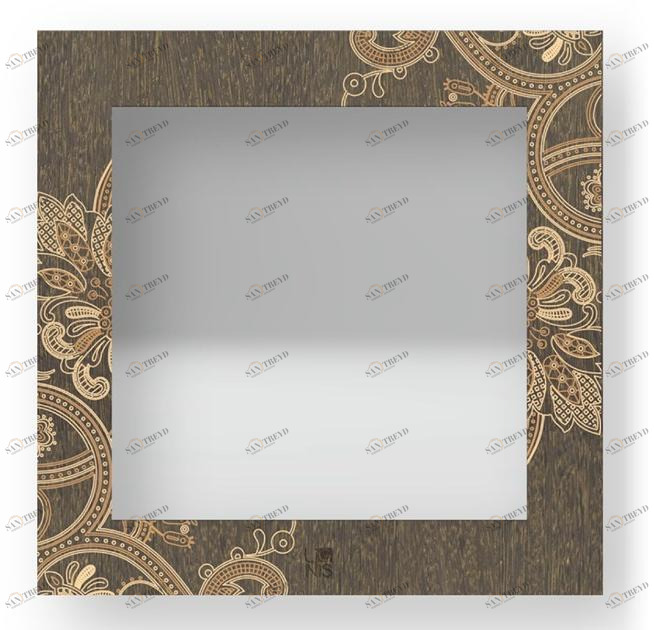 LIGNIS® Квадратное настенное зеркало в раме Dolcevita marrakech 12.041