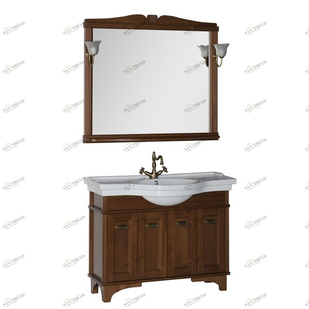 Комплект мебели Aquanet Николь 110 орех 00180676