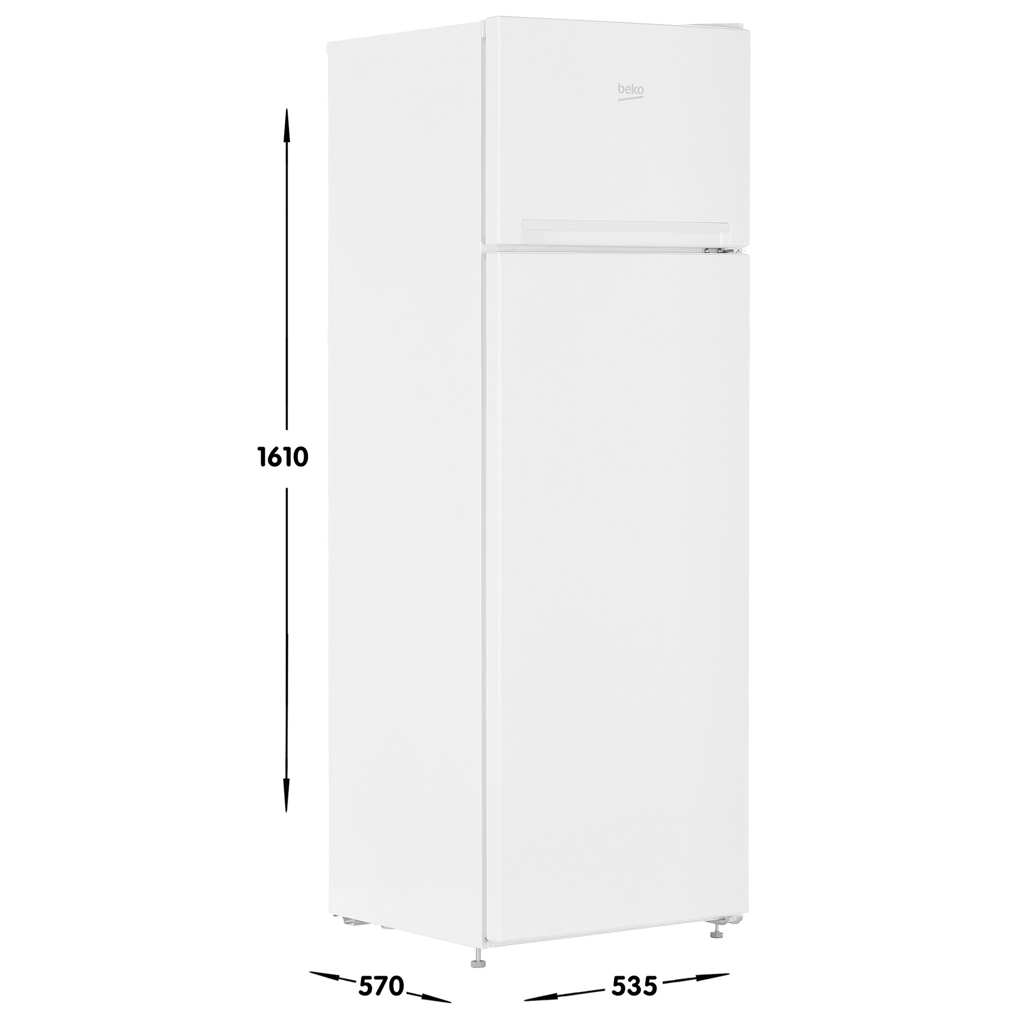 5354851 Холодильник с морозильником   Beko DSMV5280MA0W белый STDN-0033524 - Вид №6