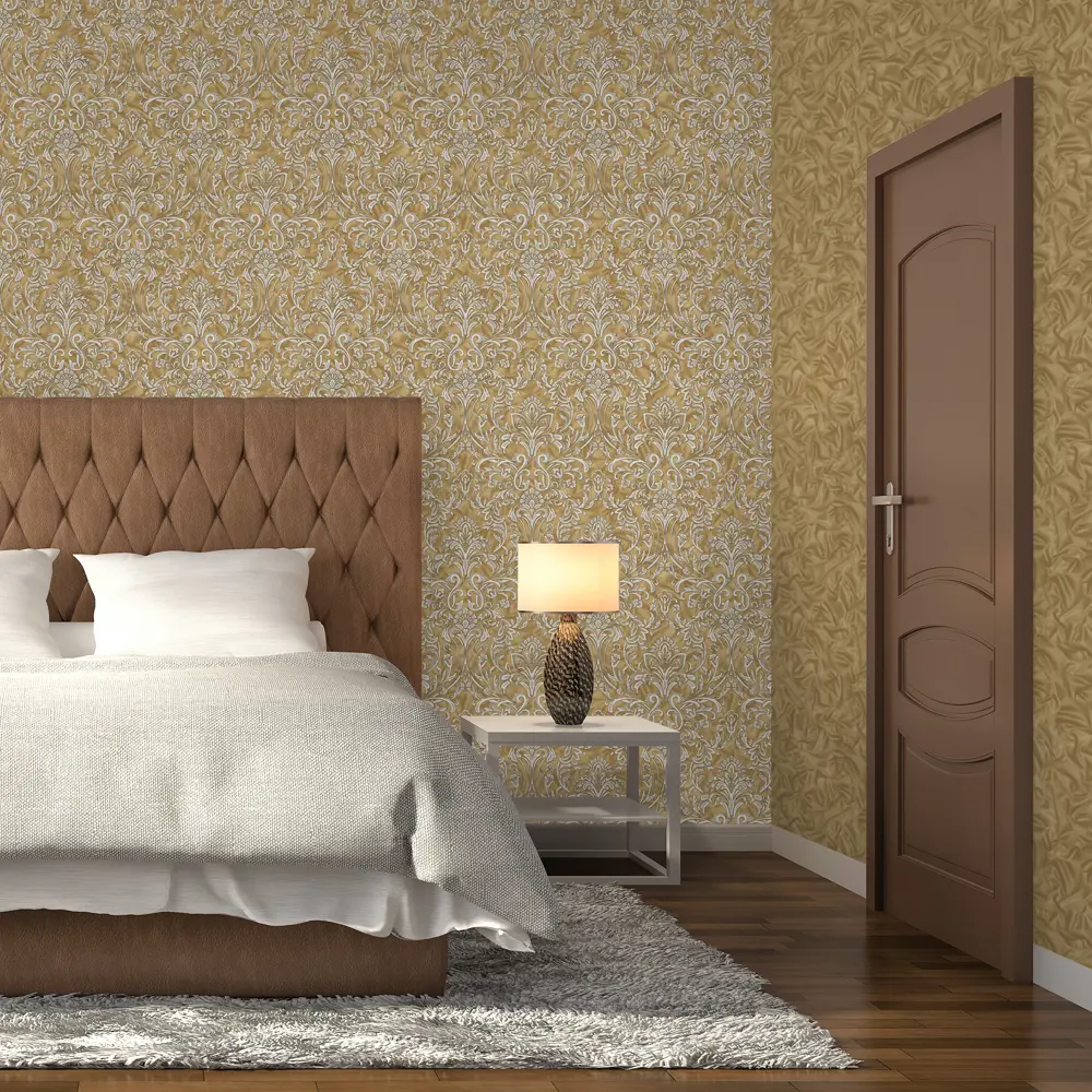 Обои флизелиновые 1,06х10 м цвет коричневый ED1117-05 81961360 STLM-2202569 EURO DECOR Жозефина - Вид №4