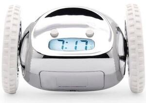 Будильник с сюрпризом Clocky металлик