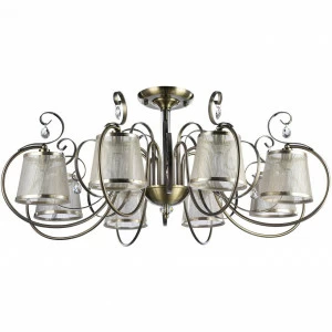 Потолочная люстра Freya Simone FR2020-CL-08-BZ FREYA ДИЗАЙНЕРСКИЕ, SIMONE BRONZE 187913 Бежевый