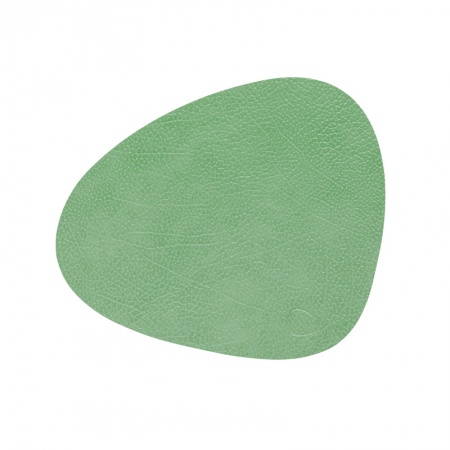 990211 HIPPO forest green подстановочная салфетка фигурная 24х28 см, толщина 1,6мм;LIND DNA 